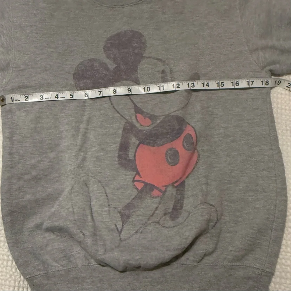 Disney Gray Mickey Mouse Crewneck Sweater - Picture 3 of 4